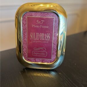 Solid Brass Photo Frame 5x7
